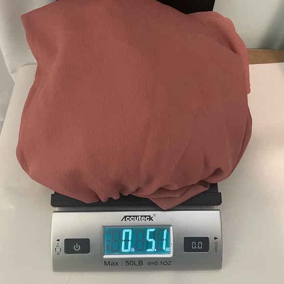 Sienna Sky, Floral Wrap, Flutter-Sleeve Top, Size M Terracotta, (Women) - Picture 6 of 8